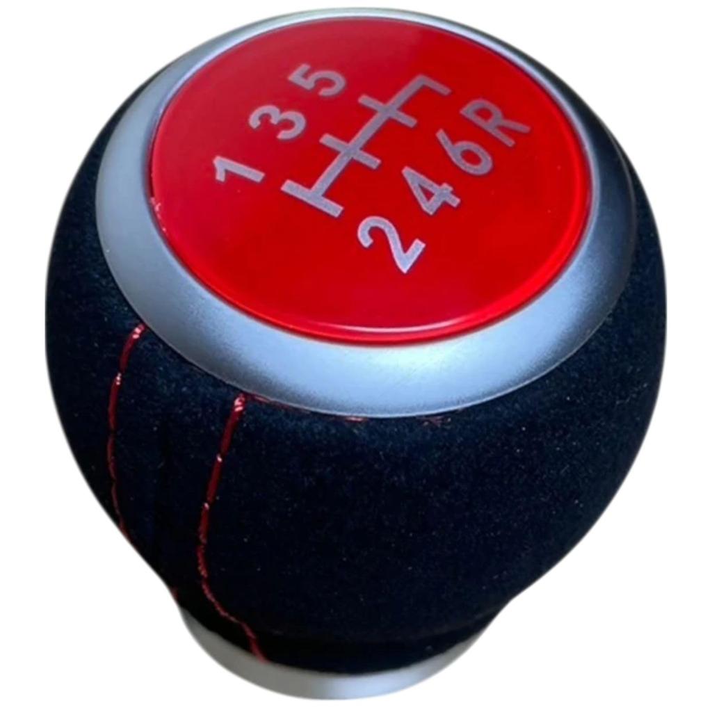 YESprime External Shift Knob 6-Speed MT Head Subaru Suede Car Replacement Toyota Stitch 86