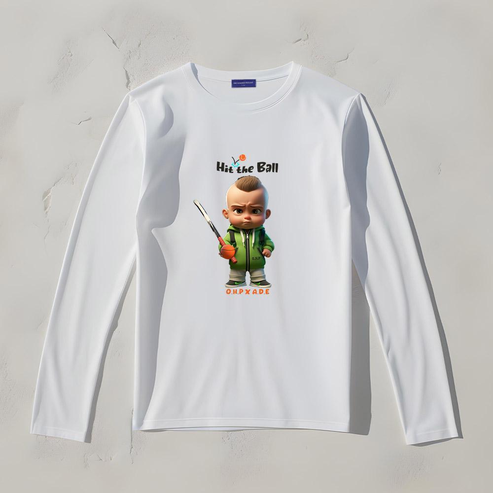 One Hundred Percent Ohp X Aidaeve Tennis Boy Basic Long Sleeve T-Shirt