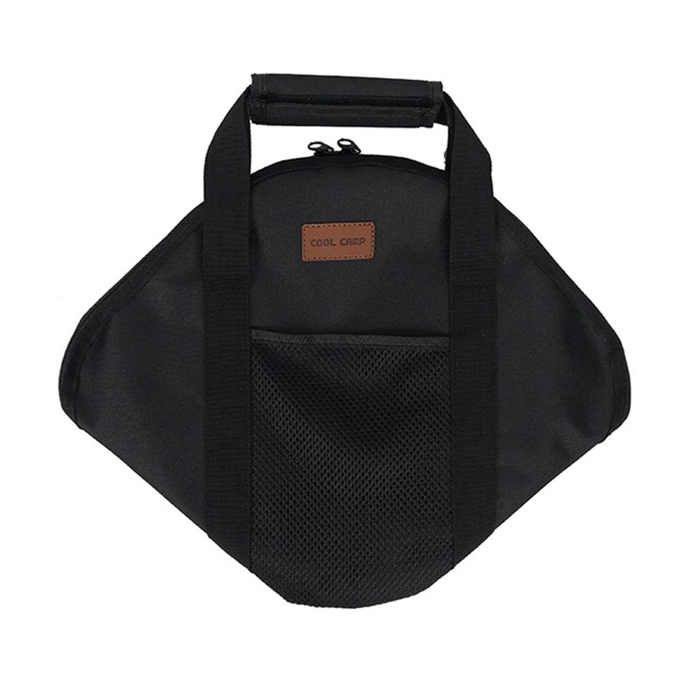 Barbecue Plate Tote Bag 600D Oxford Frying Pan Case Outdoor Camping Kitchen Utensil Cookware Storage Bag For Outdoor Picnic Tool