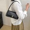 Women Retro Tote Bag Trendy Vintage Underarm Bag Portable Casual PU Leather Solid Color Simple Handle Handbags Shoulder Bag