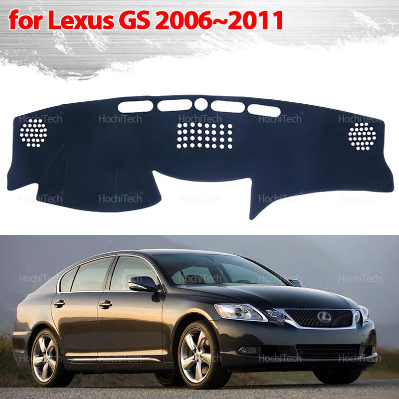 Dashboard Cover Protective Pad for Lexus GS GS300 GS430 GS450h GS350 GS460 2006~2011 Car Dash Board Sunshade Anto-UV Carpet