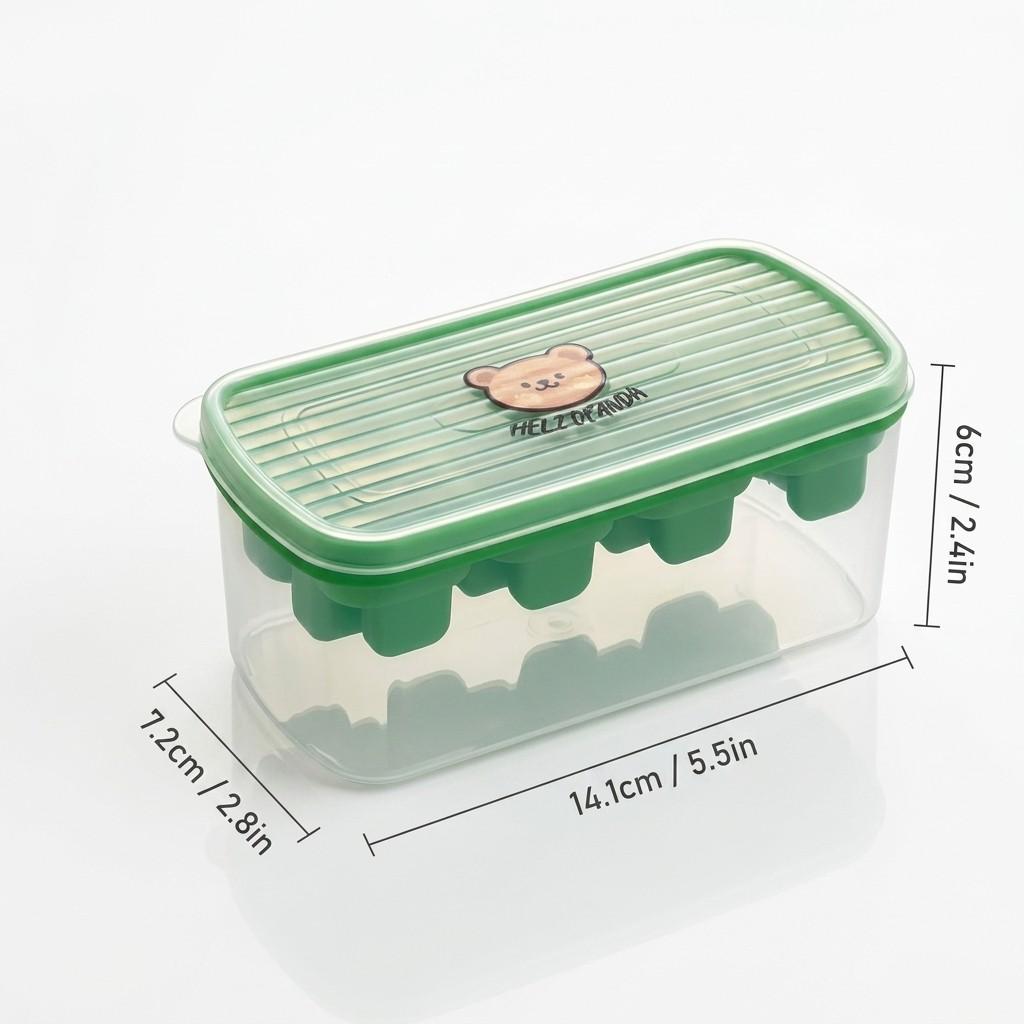 

Mini 8 Grids Plastic Ice Mold With Ice Cube Box Reusable Ice Cube Tray Drink Whisky Ice Coolers Ice Cube Maker Kitchen Bar Tools