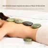 Olive Jade Heated Gua Sha & Massage Stone Set for Spa Therapy