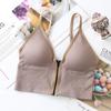 Underwear Women's Corset Crop Sexy Lingerie Front Zipper Closure Bras Comfortable Wireless Female