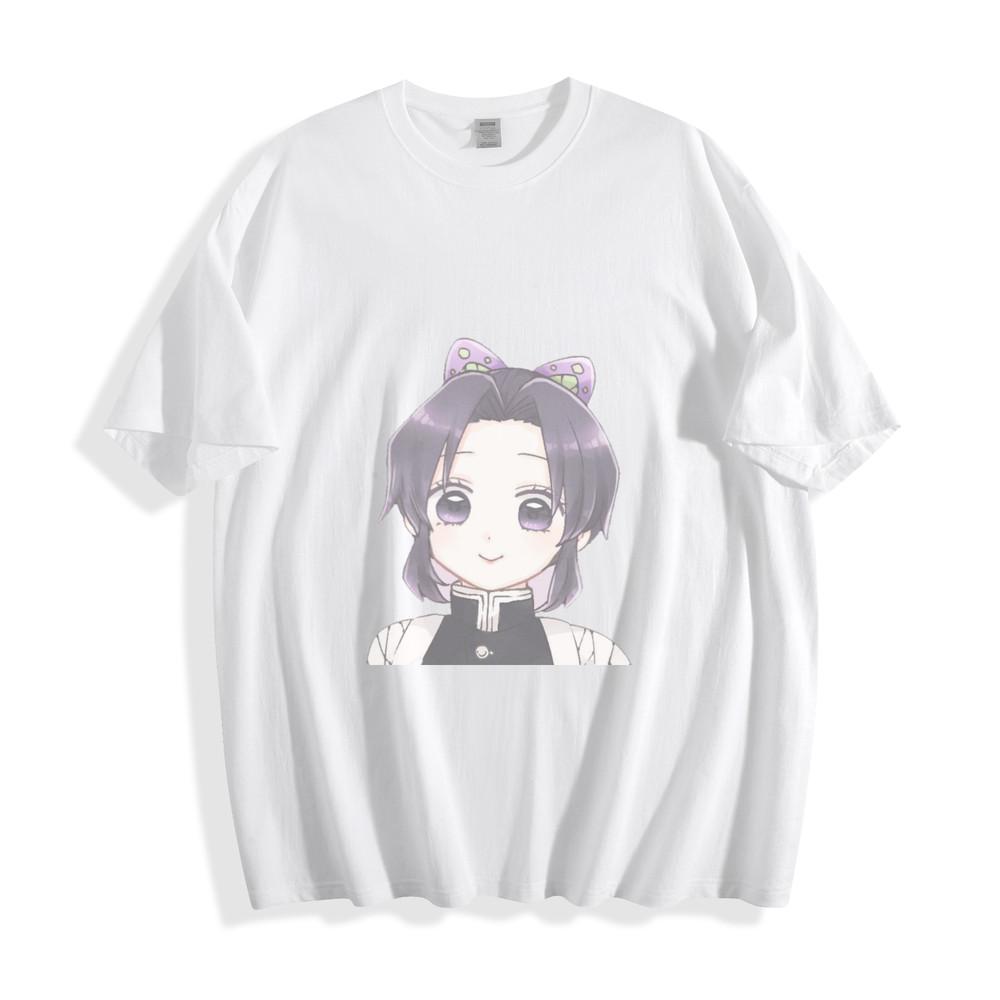 DemonSlayer Kanao Tsuyuri T-Shirt - Chibi Flower Design Unisex Tee