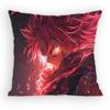 FAIRY TAIL Natsu Pillow Case Antidustmite Pillowcase Invisible zipper silky short plush Sofa cushion cover