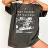 Rage Against The Machine Pattern Unisex T-shirt, Daily Outdoor Retro Unisex T-shirt, Fan Commemorative Printed T-shirt