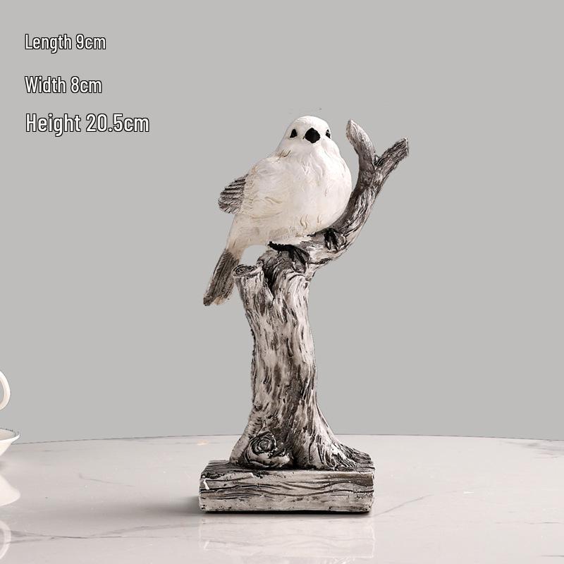 Creative Bird Family of Three Ornament for Home or Wine Cabinet Decoration