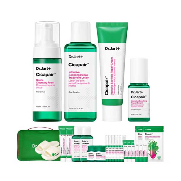 Dr.Jart+ Cicapair Soothing Routine Care Set Sensitive Skin Calming Barrier Repair Kit