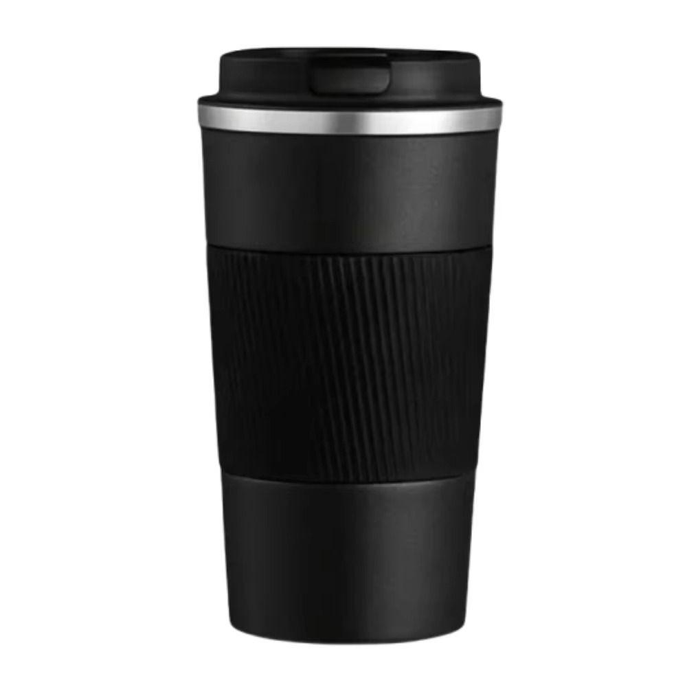 Double-layer Coffee Thermos 380ml/510ml Travel Thermal Mug Reusable Insulated Cup  Car Use