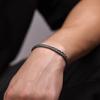Papas Silver Plated Hand Woven Bracelet for Men and Women, Retro, Simple, and High-end Men's Jewelry