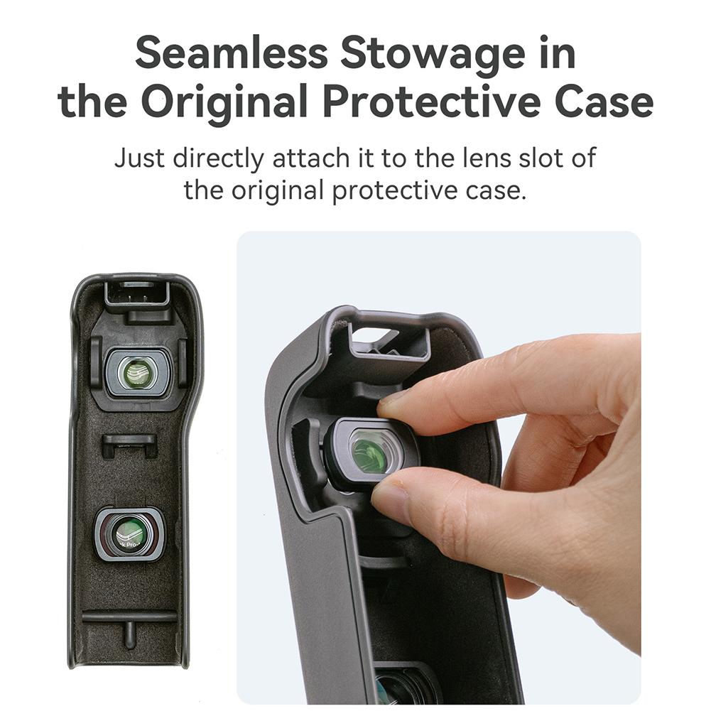For DJI Osmo Pocket 3 Magnetic Wide Angle Lens /Macro Lens Optical Glass Wide-angle Filter Camera Lens Photography Accessory