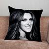Singer C-Celine D-Dion Pillow Case For Home Bedroom Car Office Decoration Living Room Sofa Cushion Cover Suitable