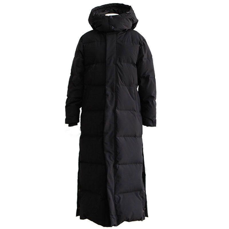 Womens Extra Long Puffer Coat 2026 Winter Black Oversized Warm Down Alternative Full-Length To Ankle