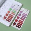 PET Extra Thin Classification Index Marking Stickers - Colored, Translucent, Long Strips for Students