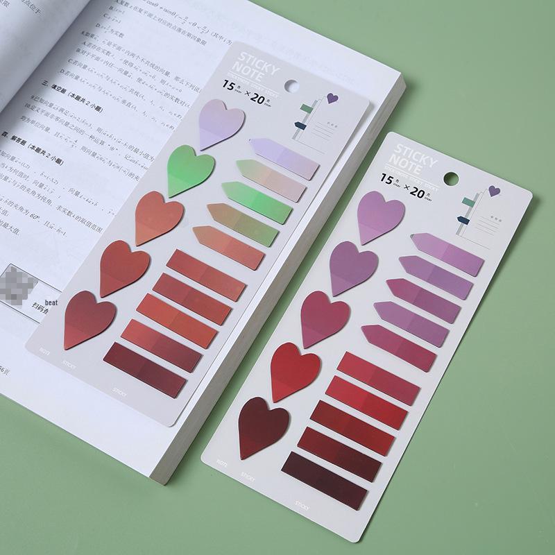 PET Extra Thin Classification Index Marking Stickers - Colored, Translucent, Long Strips for Students