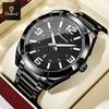 BINBOND New Business Men's Watch Luxury Stainless Steel Strap Waterproof Sports Watch Original Luminous Quartz Watches for Men