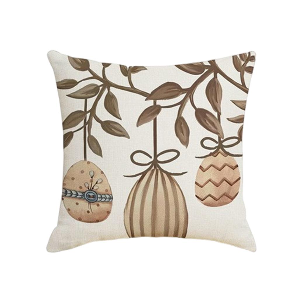 Easter Pillow Covers 18 X 18 Inch Set Of 4 For Vintage Polka Dot Love Heart Bunny Decor Throw Pillows Spring Bow Rabbits Outdoor Decorative Cushion