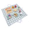 Kids Picnic Toy Set High Simulation Educational Fun Develop Fine Motor Skills Wooden Food Play Toys