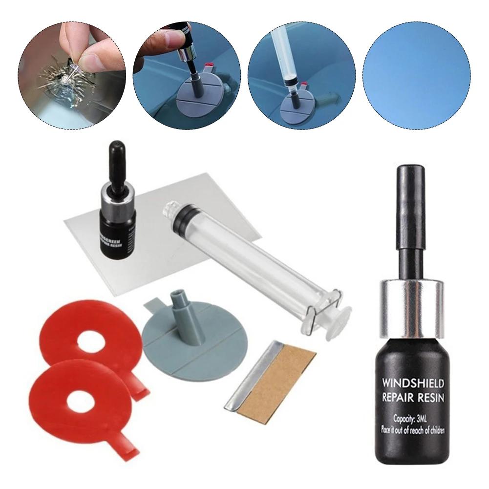 

DIY Car Windshield Repair Kit Tools Auto Glass Repairing Fluid Resin for Car Window Scratch Renovate Fixing Decorative Stickers