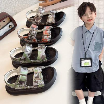 2026 Summer Open-Toe Soft Sole Sandals - Non-Slip, Versatile Beach Shoes for Kids