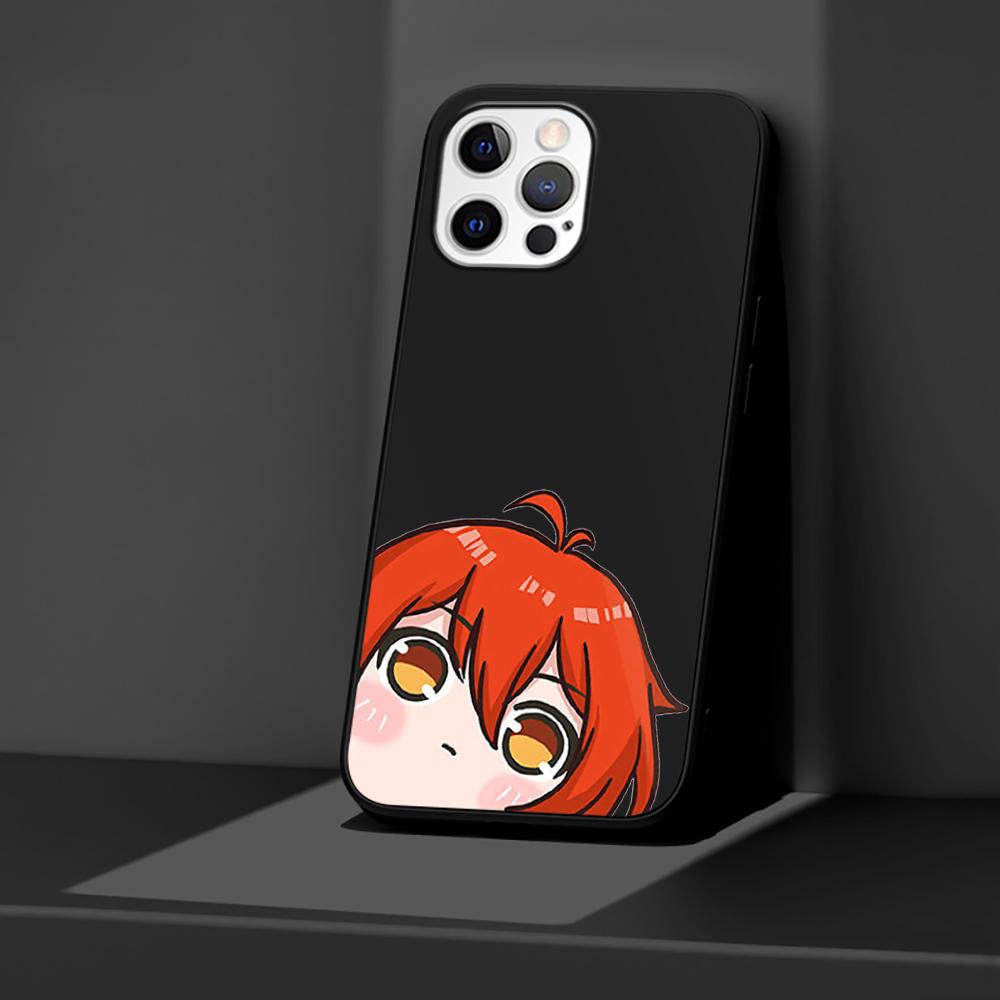 

Чехол для телефона Apple iPhone 14 11 13 Pro Max 12 Mini XR 7 8 + SE 2020 XS 6 6s Plus 5 5s Genshin Impact аниме милый силиконовый чехол iPhone 14 Pro Max