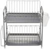 Pearl Metal Resin Dish Drainer, 2-Tier, Simple Ware HW-7301