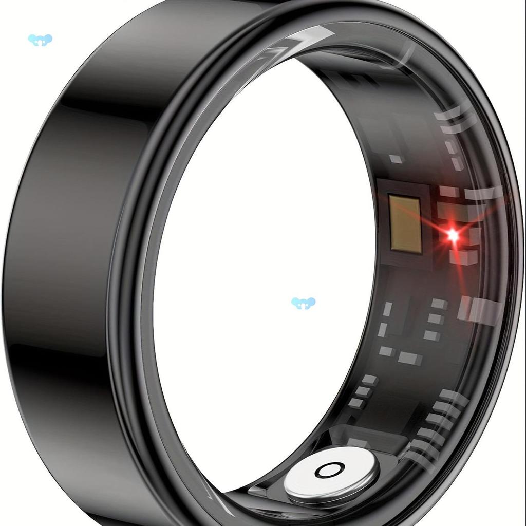 Stainless Steel Smart Ring Fitness & Sleep Tracker