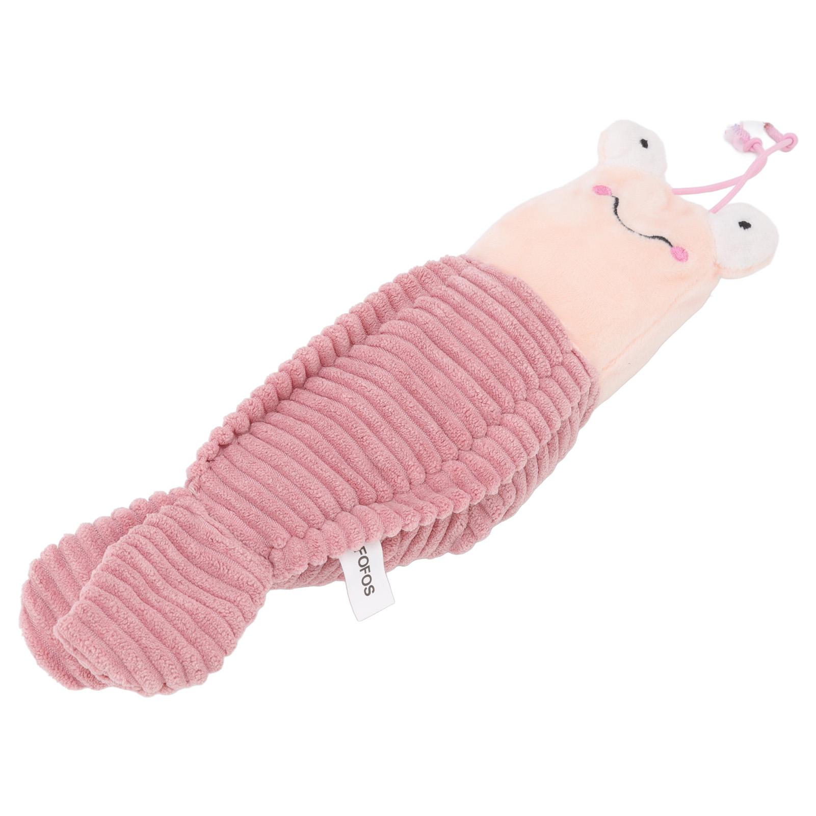 Elektrisch Pluche Speeltje voor Huisdieren USB Opladen Interactief Cartoon Garnalen Vorm Kattenkruid Bewegend Speeltje voor Kat Hond