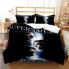 Set Biancheria da Letto Soprannaturale per Camera da Letto Morbido Moderno Copriletto Comodo Copripiumino per Bambini Coperta e Federa