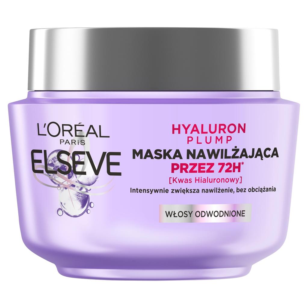L'Oréal Paris Elseve Hyaluron Plump Haarmaske, Feuchtigkeitsspendend, 72H