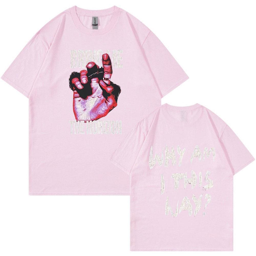 BMTH BringMe TheHorizon Band T-shirt Men Women Hip Hop Vintage Oversized T Shirt High Quality 100% Cotton Short Sleeve T-shirts