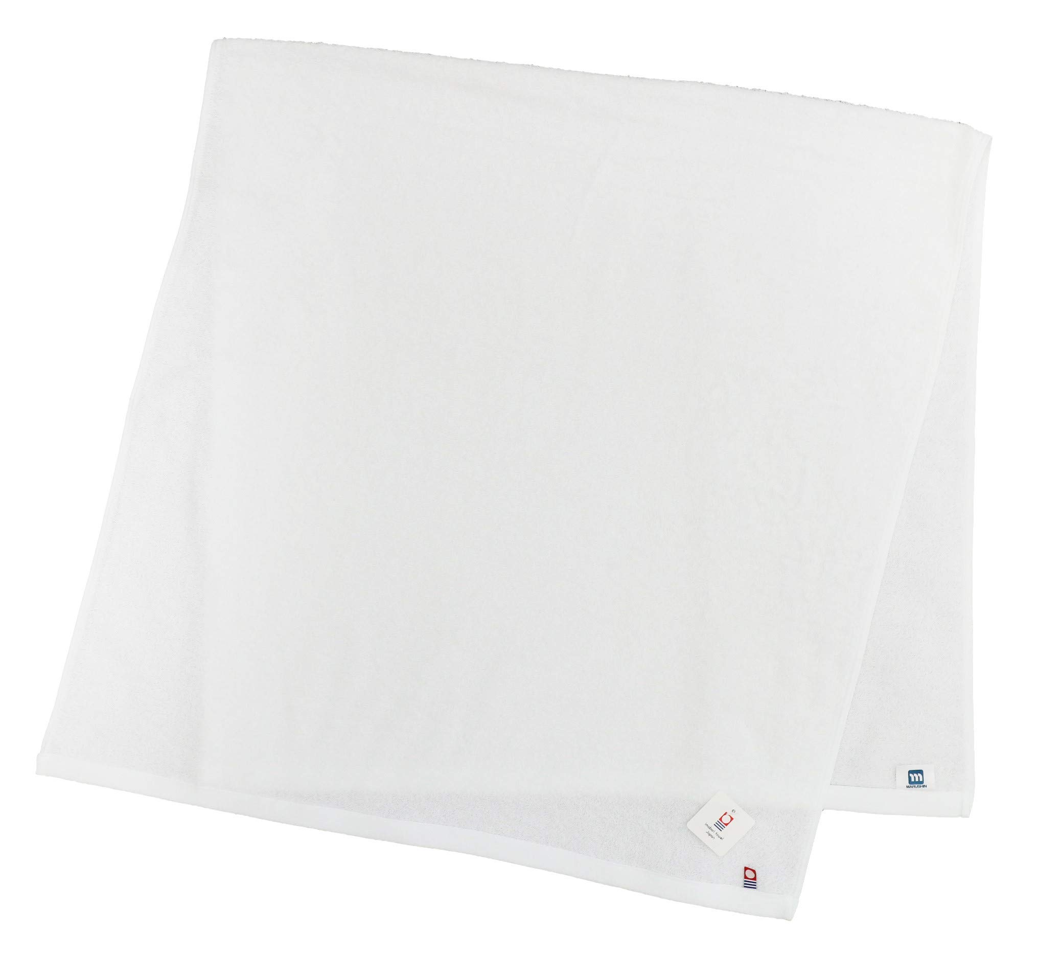

Marushin Bath Made in Imabari 60 x 120 Pure 0305000500 Towel, Japan, Towel, cm, White,