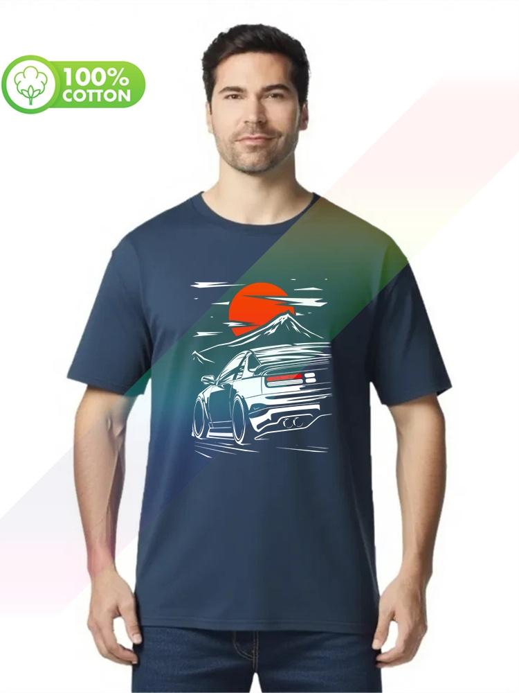 100 cotton round neck heavy weight Unisexs Tshirt Leisure 300zx Z32 Fairlady Z S3XL Tops Tees