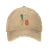 Personalized Cotton Born In  Vintage Birthday Gifts Retro Baseball Cap Outdoor Men Womens Adjustable Dad Hat Summer