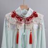 Cloud Shoulder Women'S Horse Dress Embroidered Fringed Fake Collar Retro Shawl National Style Hanfu Pearl Accessories Cape