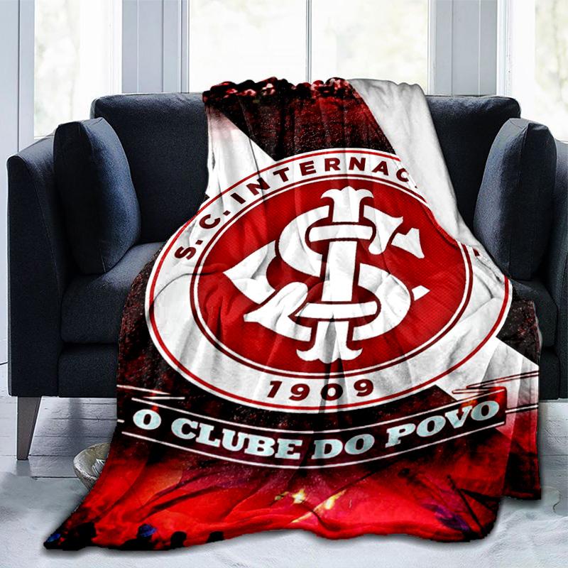 Inter Club Emblem Printed Throws Blanket Soft Flannel Blankets for Couch Bed Gifts for Men Women Picnic Blanket Christmas Gifts