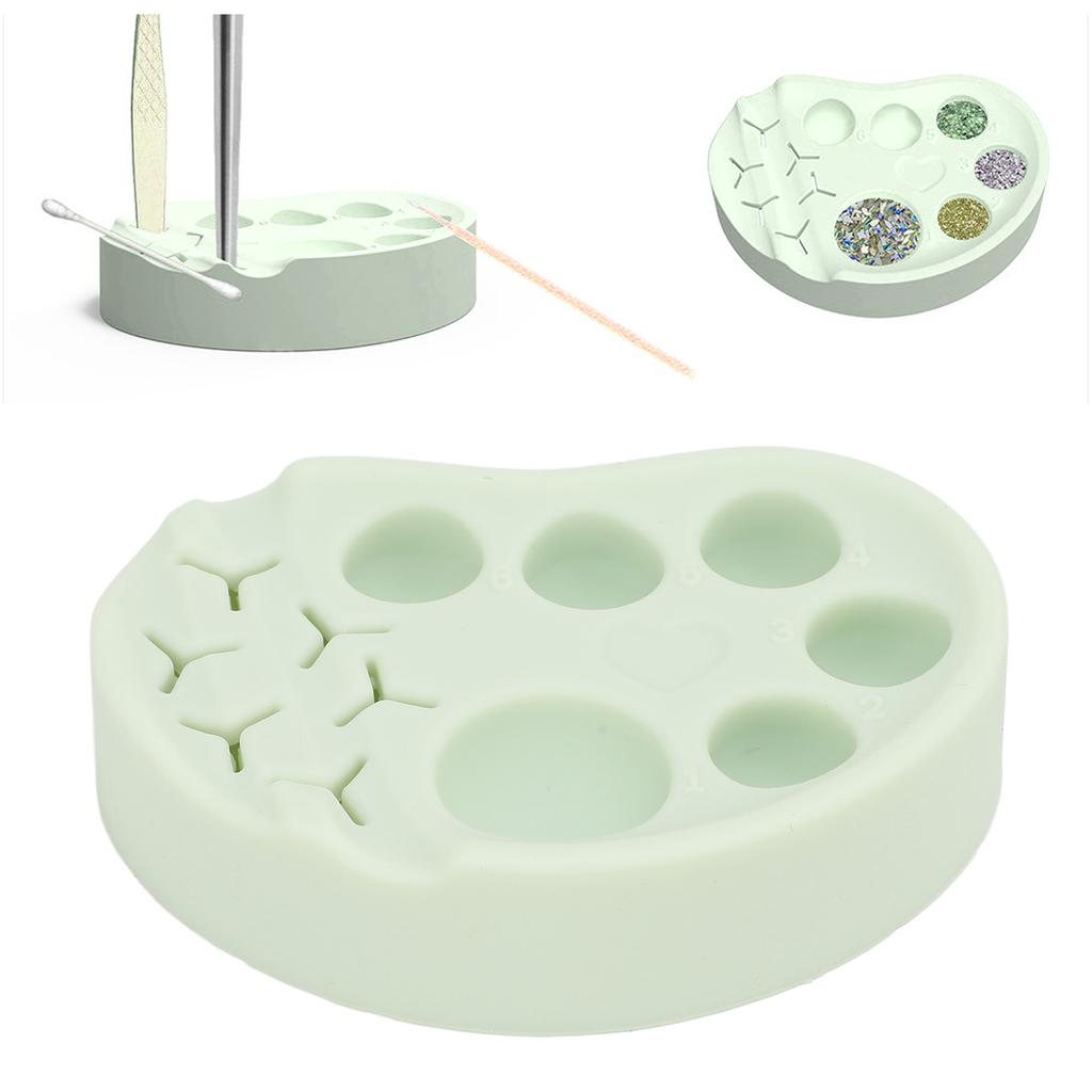 Lash Lift Brow Lamination Lotion Perming Lotion Container Multifunction Silicone Tray for Eyelash Perm Nail Polish Microblading Pigment