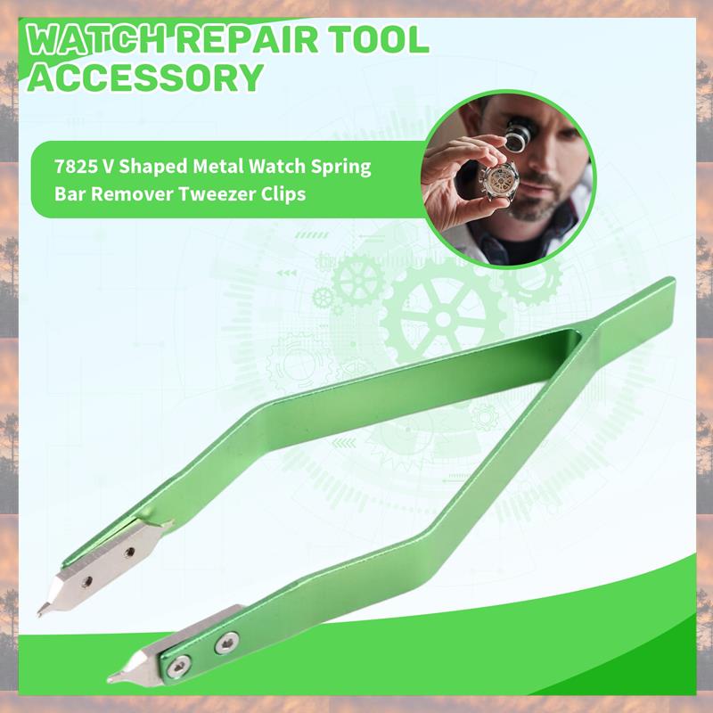 2025 Trend Tweezer Spring Bar Tool 7825 V Type Watch Spring Bar Tweezers Watch Repair Tool Accessory