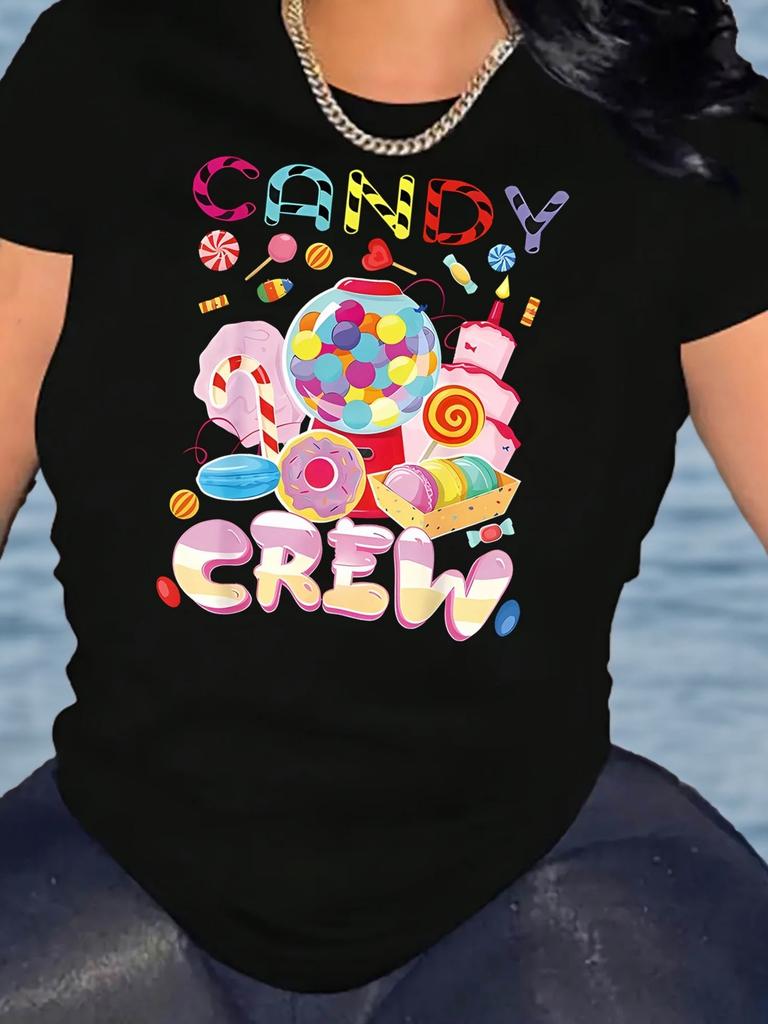 Candy Crew Graphic Print T-shirt
