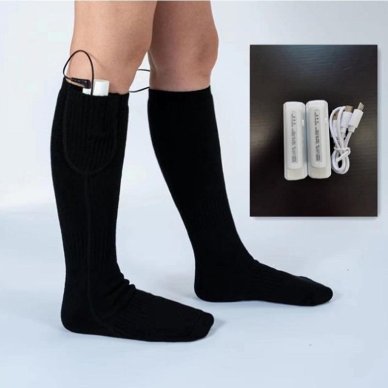 

Шкарпетки з підігрівом зимові USB-зарядка Термошкарпетки Модал Бавовна Потовщені шкарпетки для підігріву Лижні Електричні шкарпетки average size