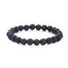 4Pcs/Set Couple Bracelet Assorted 8mm Round Beads Natural Stones Elastic Stress Relief Men Women Tiger Eye Bracelet Fashion Jewelry