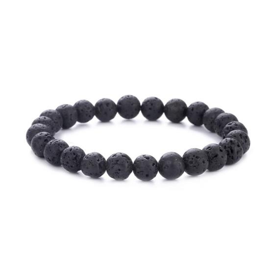 4Pcs/Set Couple Bracelet Assorted 8mm Round Beads Natural Stones Elastic Stress Relief Men Women Tiger Eye Bracelet Fashion Jewelry