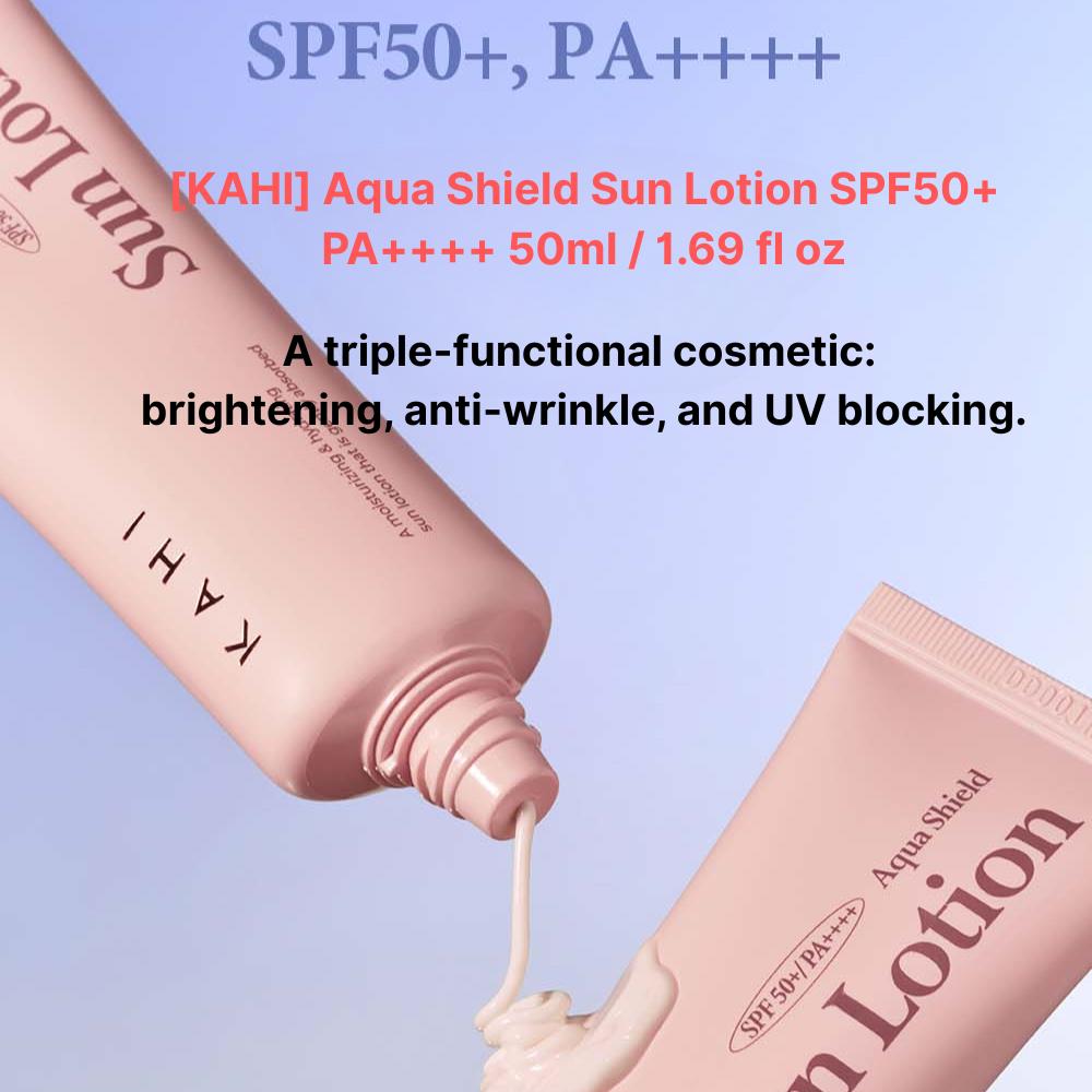 KAHI Aqua Shield Sun Lotion SPF50+ PA++++ 50ml