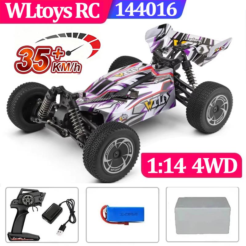 

75 KM/H WLtoys 124016 124017 60 KM/H 144001 Rc Electric 4wd Battery High Speed Atv Remote Control Drift Rc Cars for Adults Toys