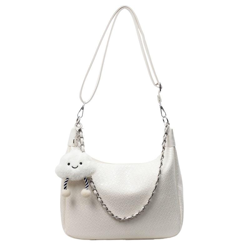 

Сумка большой вместимости Женская новая сумка-мессенджер через плечо для поездок на работу Женская белый