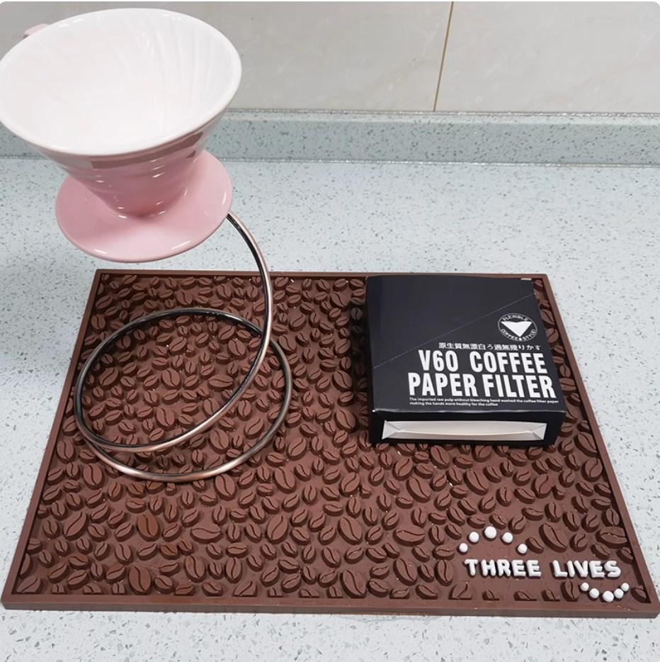 Coffee bar non-slip mat milk tea catering storage mat Household kitchen table mat matching equipment shock absorber bar coaster