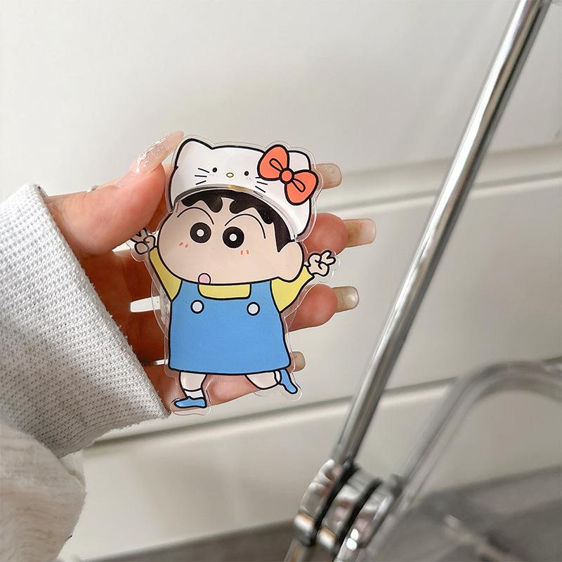 

Cartoon Xiaoxin Cute Fun Mobile Phone Airbag Bracket Back Sticker Retractable Desktop Rotatable Watching Drama Support Rack
