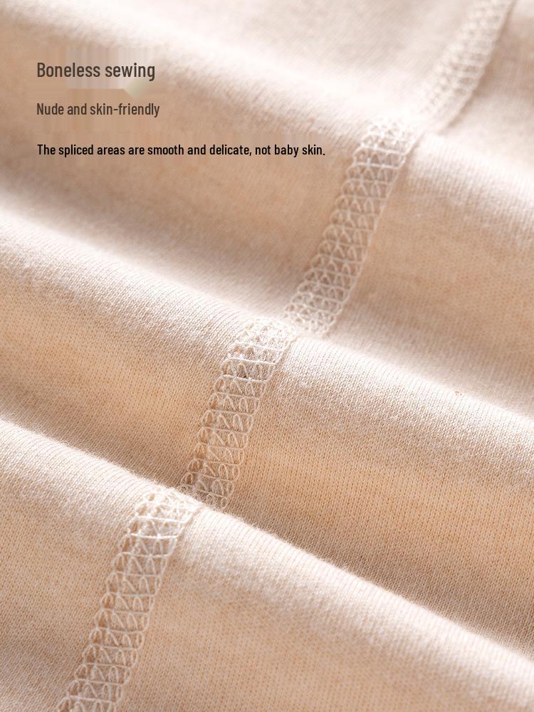 Unisex Pure Cotton Baby Long Sleeve Bodysuit for Spring & Autumn Outdoor Play