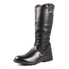 Tall Boots Men's Long Leather Boots Cowboy Boots Zipper Pointed Boots Trendy Horse Boots Outdoor Trendy Boots Martin Knight Boots
